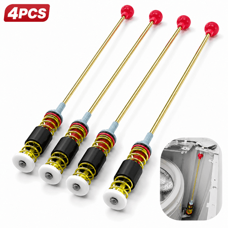 Emlimny 4 Pcs Washer Suspension Rod Replaces compatible For Samsung DC97-16350U DC97-16350T for WA50R5200AW/US, WA50R5400AV/US WA50R5400AW/US Reduce Vibration & Noise