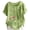 Green, variant on Ladies Short Sleeve Round Neck Plant Pattern Blouse Fashion Spring Summer Casual Shirt with Buttons My Items