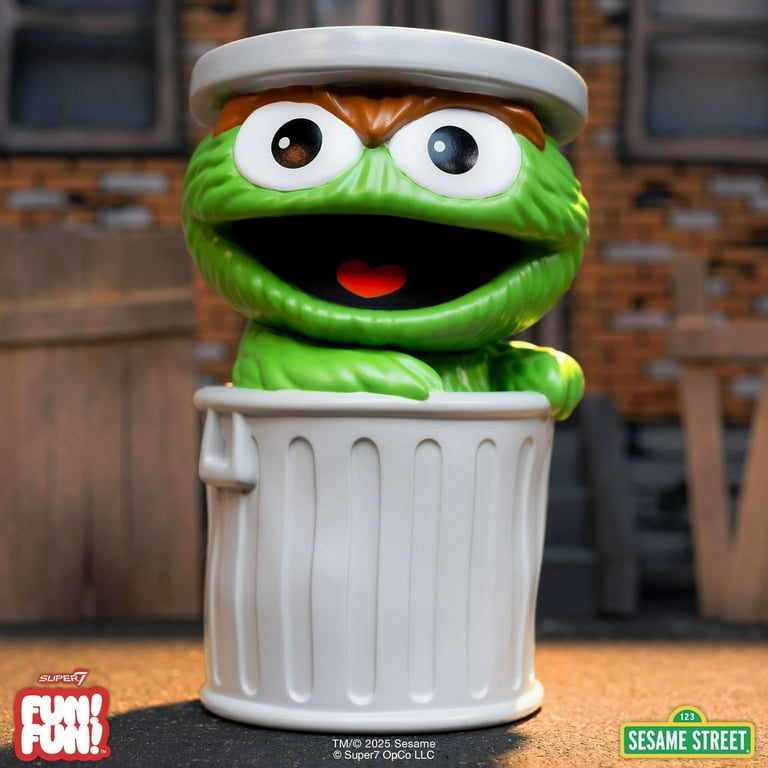 ソフビ SNail Toys Oscar Lah Grouch Japanese Sesame Street FUN! FUN! Wave 01 - Oscar the Grouch - Walmart.com