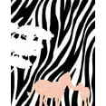 thumbnail image 2 of Quach, Anna 12x14 White Modern Wood Framed Museum Art Print Titled - Modern Zebras, 2 of 4