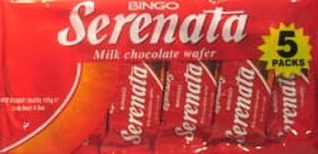 Serenata Milk Chocolate Wafer By Bingo (3 Pack)
