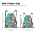 thumbnail image 4 of Bingfone Cartoon Map Of Europe Drawstrings Backpacks Bags For Men Women Gym Drawstrings Bag, 4 of 9