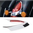 thumbnail image 4 of NS Motorbike Tail Light Lamp Top Trim Cover Accessaries For Indian Chief Classic 2014 2015 2016 2017 2018, Chrome Powersport, 4 of 5