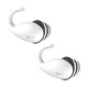 thumbnail image 4 of Tapones de silicona para los oídos para dormir con cancelación de ruido, reutilizables y flexibles, color blanco, 4 of 12