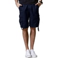 thumbnail image 3 of Bermuda Cargo Match Twill Comfort para Hombre Azul Talla 5XL/42, 3 of 6