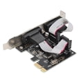 thumbnail image 1 of PCI-E To RS232, Pci Express X1 Interface Bus Bandwidth 2.5 Gbps PCI-E To Serial, Support Dos For  8  7, 1 of 8