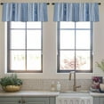 thumbnail image 4 of LALILO Kitchen Curtain Valance Cactus Green Characters Rod Pocket Window Curtain 52"x 18" Set of 2, 4 of 7