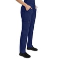thumbnail image 4 of Healing Hands Purple Label Scrub Pants for Women Drawstring with 6 Pockets Navy XL, 4 of 7