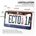 thumbnail image 5 of Coolnut Red Blue Lightning 2 Holes Car License Plate Frames 2PCS, Car License Plate Holder with Screw Caps Cover Set Automotive Exterior Parts Decoration for US Vehicles, 5 of 7