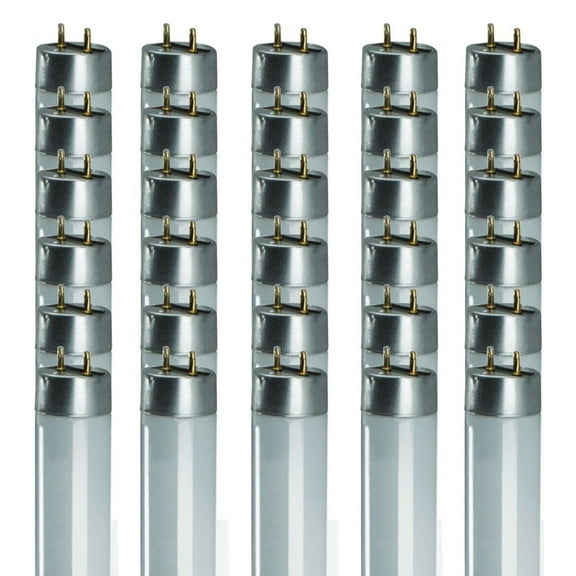 Goodbulb F32T8 25W 48 inch Fluorescent Light Bulb 3500K Medium Bi-Pin Base, 2500 Lu,80 Cri, 30-Pack