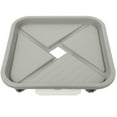 thumbnail image 6 of FUEENIRVA Grey Plastic Rolling Plant Trays with Wheels and Water Container for Indoor Storage 2Pcs, 6 of 6