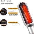 thumbnail image 3 of Portable Travel Cordless Hair Straightening Brush & Curler With Constant Temperature Anti-scald Usb Rechargeable Electric, 3 of 5