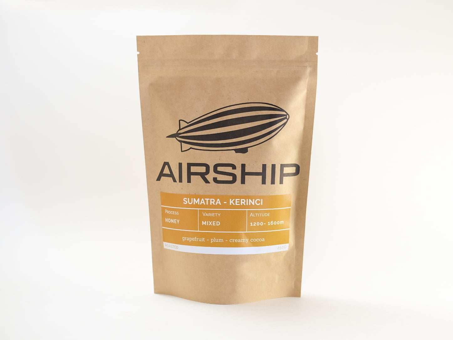 Airship Sumatra Kerinci, Whole Coffee Beans, 8.8 oz
