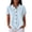 Blue-A#110521nn, variant on Hearthz Striped Peter Pan Collar Women Button Down Shirt Short Sleeve Waffle Knit Women Blouses Dressy Casual Summer Boho Tunic Top
