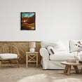 thumbnail image 2 of Stupell Industries Autumn Foliage Landscape Nature Painting Black Floater Framed Art Print Wall Art, 17 x 21, 2 of 9