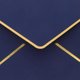 thumbnail image 3 of UPGRATOR 50Ud Sobres V-Flap Azul Con En Foil Dorado Para Invitaciones Y Tarjetas Formales, 3 of 6