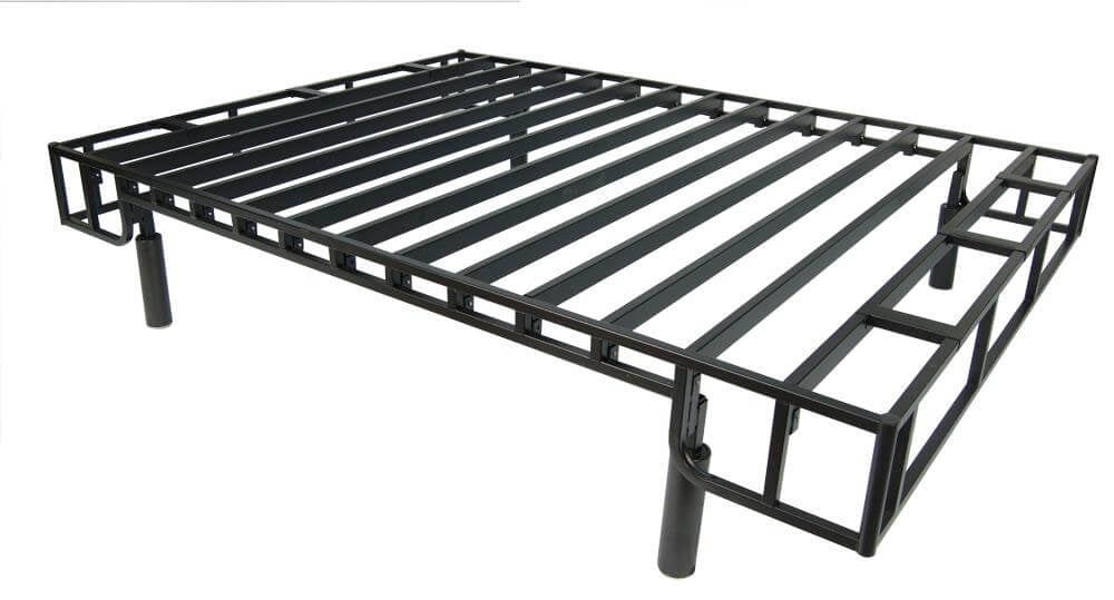 Forever Foundation Queen Size BLACK‚ÇÇ Platform Bed Frame Combo with 16