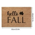 thumbnail image 3 of Fall Coir Doormat Welcome Pumpkins Door Mat Non Farmhouse Floor Mats Autumn Decorative Entrance Door Rugs For Halloween Thanksgiving Indoor Outdoor Bathroom Porch Decor Carpet, 3 of 7