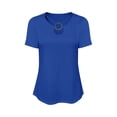 thumbnail image 6 of Edvintorg Womens Trendy Clothes Plus Size Lightweight Keyhole Neck Short Sleeve Cut Out Casual Shirts Women's Tops, Tees & Blouses Blue S, 6 of 6