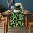 thumbnail image 2 of St. Patrick's Day Table Runner - 48 Inch Long, Kitchen Dining Table Runner Dresser Scarves, Spring Shamrocks Green Love Hats Plants Black Farmhouse Decor for Coffee Tables Wedding Party Banquet, 2 of 8