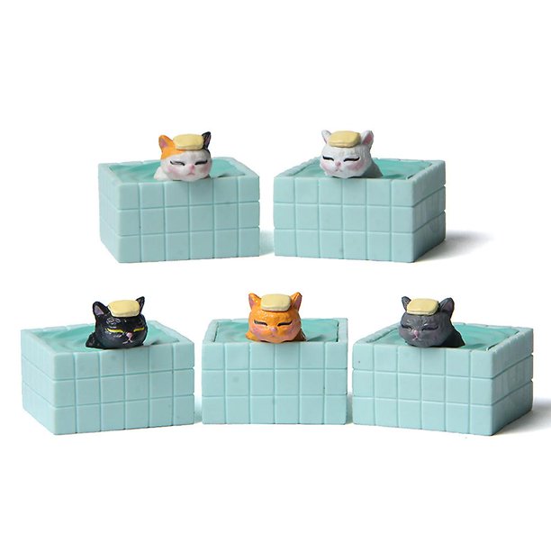 Estatua Gatito Hada TANGJMXG Micro Paisaje Adorable Animal Regalos para Niños Terrario Manualidades Hogar Librería