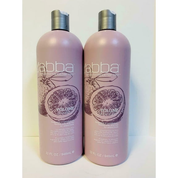 ABBA PURE VOLUMIZING SHAMPOO & CONDITIONER FULL SIZE LITER DUO SET - 33.8oz