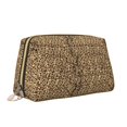 thumbnail image 2 of Gaeub Leopard Print Brown Printed Travel Cosmetic Bag,Makeup Bag, Large Capacity Toiletry Bag for Women, Portable Pouch Make Up Organizer with Zipper and Divider, 2 of 8