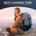 thumbnail image 4 of Empreinte de Tenteenchantify, Bâche de Camping Imperméable, Économiseur de Sol Robuste, Feuille de Sol Ultralégère, Extérieur, Sac à Cordon Inclus, Randonnée, Camping, Plage, Hamac, Pique-Nique, 4 of 7