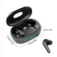 thumbnail image 3 of FYHALE Wireless Bluetooth Headset 5.4 In Ear LED Display Power Cool Headphones Built In Microphone Immersive Sound Headset with Charging Case, 3 of 6