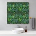 thumbnail image 2 of Realistic Artificial Plastic Greenery Wall Panel Set Available in 4,8,12 Pack Sizes, Multi-Layer Vertical Plant Wall with Interlocking Connection for Easy DIY, Multipurpose Wall Decor for Home, Office, 2 of 6