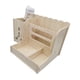 thumbnail image 5 of Comedero de heno para conejos, dispensador de hierba de madera, portátil, multifunción, con menos desperdicio con tetera, 5 of 9