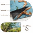 thumbnail image 6 of 3'x5' Area Rugs, Coastal Beach Indoor Outdoor Area Rug for Living Room Bedroom, Oil Painting Tropical Palm Tree Starfish Washable Bathroom Rugs Kitchen Floor Carpet Mats Home Decor Aesthetic, 6 of 8