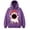 Purple, variant on Halloween Pet Pouch Hoodie Men Women Long Sleeve Cute Graphic Loose Hooded Sweatshirt Pullover Tops Dog Cat Carrier Hoodie