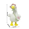 thumbnail image 2 of Crooked Necked Duck Stuffed Animal, Soft Duck Plush Toy, Lovely Stuffed Animal Plushies, Ideal Birthday Christmas Valentine's Day Presents for Kids, Girls, Boys, 2 of 5