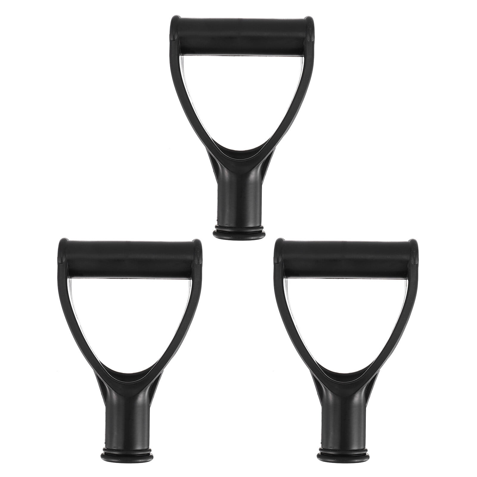 3pcs D Shape Plastic Shovel Handles Iron Shovel Handles Snow Shovel