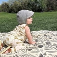 thumbnail image 2 of Gyujnb Linen Baby Sun Hat Breathable Adjustable Tie Bonnet for Spring Summer Daily Wear, 2 of 4