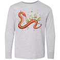 thumbnail image 3 of Inktastic 2025 Year of the Snake New Year Snake Long Sleeve Youth T-Shirt, 3 of 5