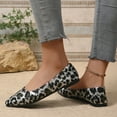 thumbnail image 5 of Mostsola Ballet Flats Shoes for Women Leopard Print Pointed Toe Slip on Dressy Shoes Walking Shoes, 5 of 8