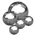 thumbnail image 5 of YOSADIER 5Pcs Polished Stainless Steel Gazing Globe Spheres Outdoor Reflective Yard Decor, 5 of 8