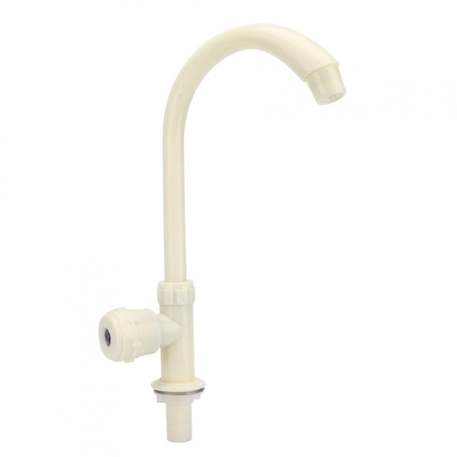 Water Tap,G1/2in Plastic Single Cold Water Faucet Kitchen Accessories Compact and Lightweight
