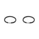thumbnail image 3 of Brazalete de cuero Sonducket para hombre trenzado 6 hilos Negro 2Conjunto, 3 of 6