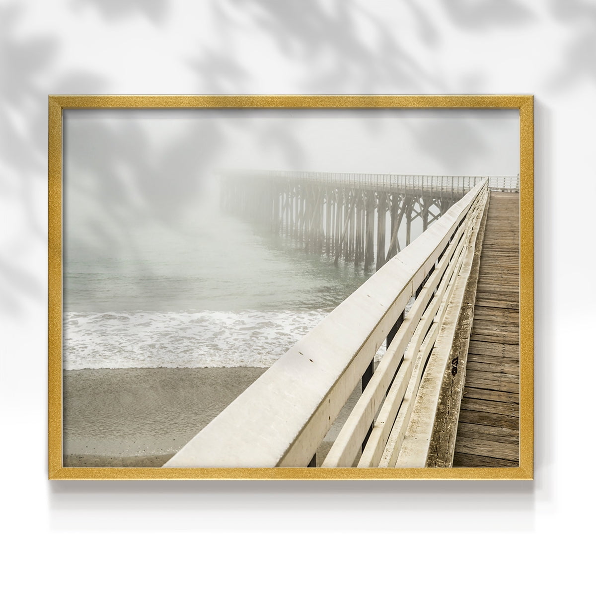 San Simeon Wharf by Danita Delimont - Restickable Framed Giclée Print