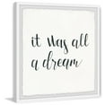 thumbnail image 2 of Marmont Hill It Was All a Dream IV Framed Wall Art, 12" x 12", 2 of 6