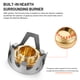 thumbnail image 5 of Mini estufa portátil de cobre para acampar con soporte de aluminio para senderismo, viajes y camping., 5 of 10