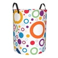 thumbnail image 2 of ZICANCN Creative Ring Circle Laundry Basket Organizer , Dirty Clothes Hamper for Bathroom Kids Girls Boys Laundry Hamper Medium, 2 of 8
