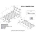 thumbnail image 4 of Leo & Lacey Urban Twin Trundle Platform Bed in Espresso, 4 of 4