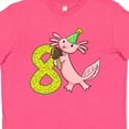 thumbnail image 4 of Inktastic 8th Birthday Axolotl with Ice Cream Youth T-Shirt, 4 of 5