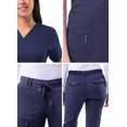 thumbnail image 3 of Adar Uniforms Women's Scrub Set - Enhanced V-Neck Top/Multi Pocket Pants, 3 of 7