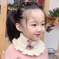 thumbnail image 4 of Baby Scarf Winter Neck Warmer for Kids Children Boys Girls Woolen Knitted Mustache Solid Warm Crochet Scarves Plaid Fashion Doll, 4 of 5
