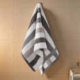 thumbnail image 6 of Wide Striped Cotton Hand Towels,Ultra Soft Absorbent Washcloths,Quick Dry Reusable Face Towels for Bathroom Kitchen Spa Home Use, 6 of 6